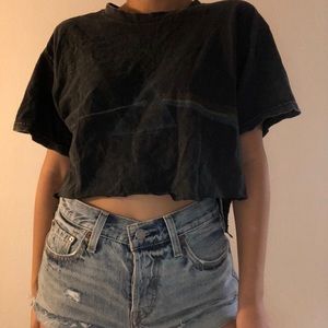 Pink Floyd Graphic Band Tour Cropped Tee